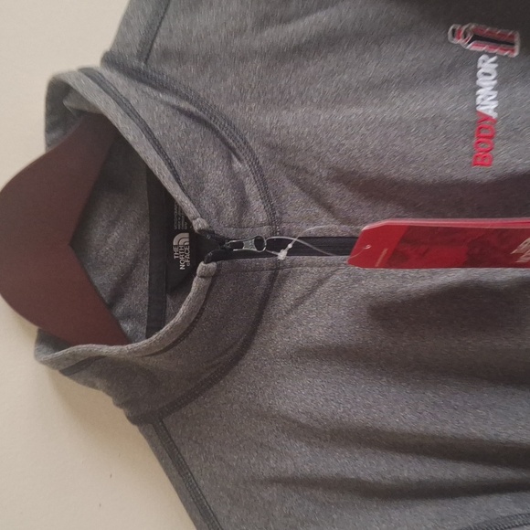 The North Face Bodyarmor Charcoal Quarter-Zip Lightweight Fleece Pullover Size M - Picture 5 of 10